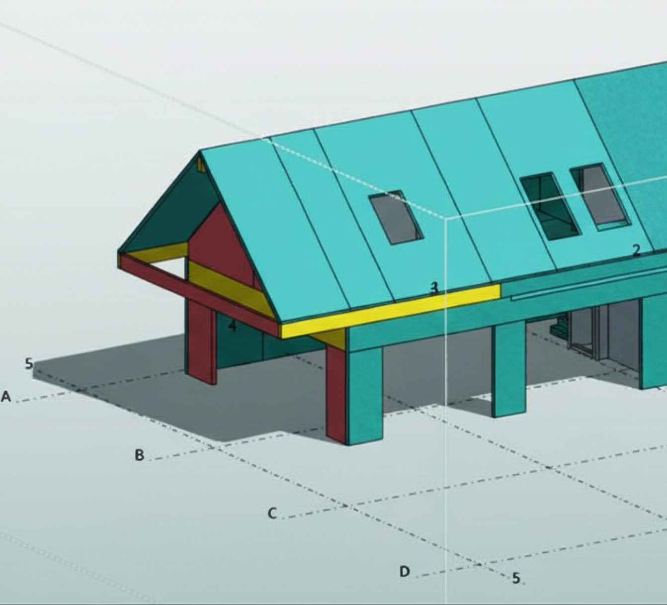 CLT 3D-Cascomodel
